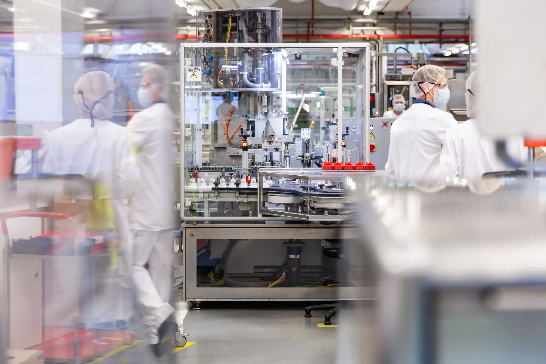 Ligne agroalimentaire ou zone de production alimentaire contrôlée